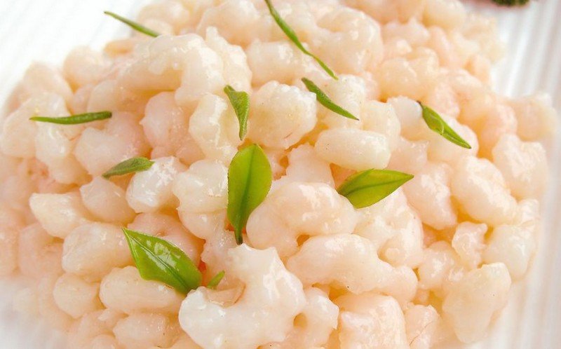 油泡鲜虾仁的食物做法