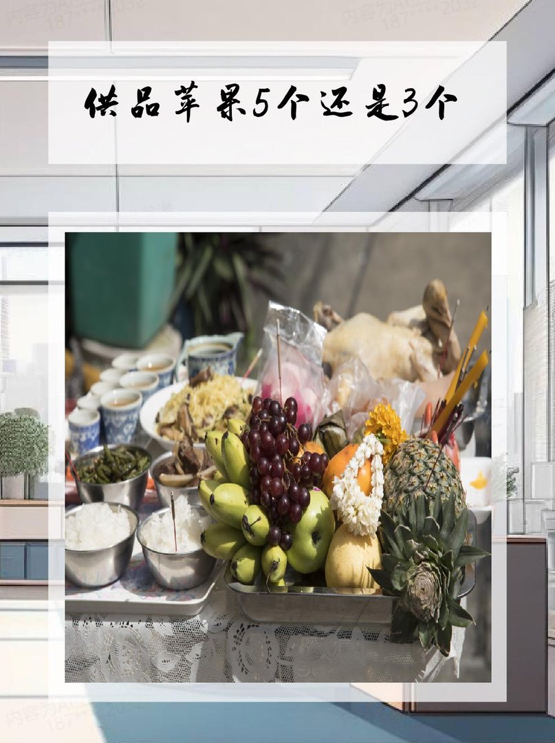 供品苹果5个还是3个