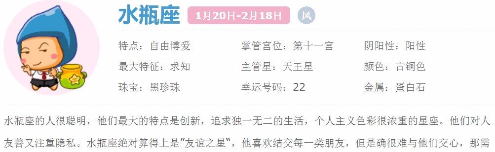 1月初七是什么星座？