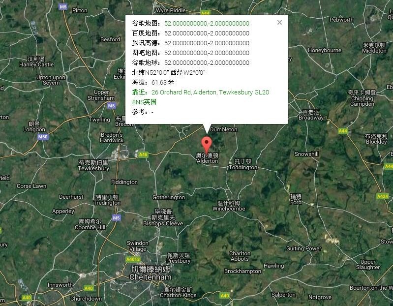 北纬52°西经2°