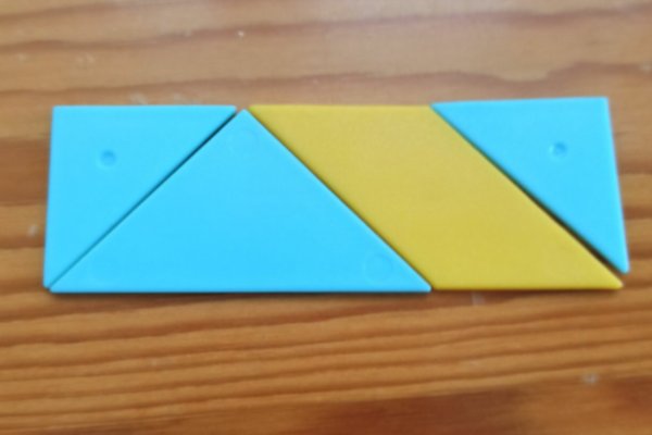 如何用七巧板的3---7号板拼出长方形和正方形