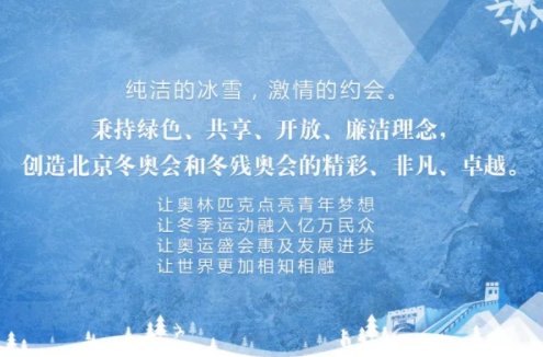 2022冬奥会主题是什么？