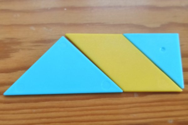 如何用七巧板的3---7号板拼出长方形和正方形