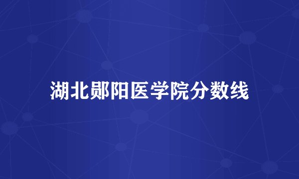 湖北郧阳医学院分数线