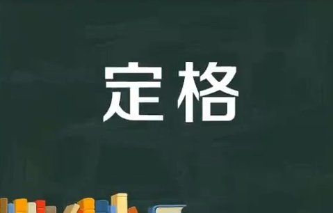 定格是什么意思啊