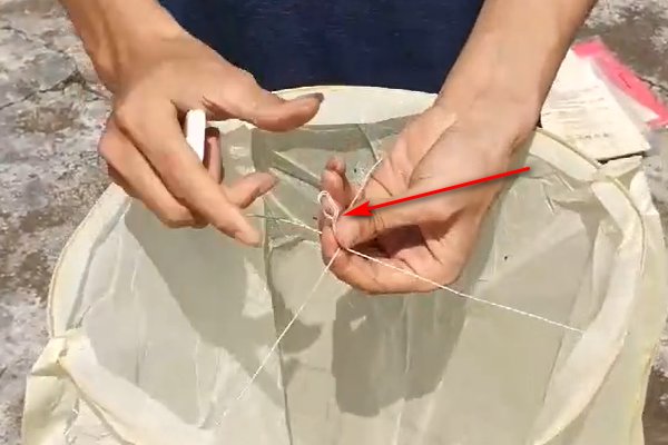 孔明灯怎么放，蜡怎么绑上走