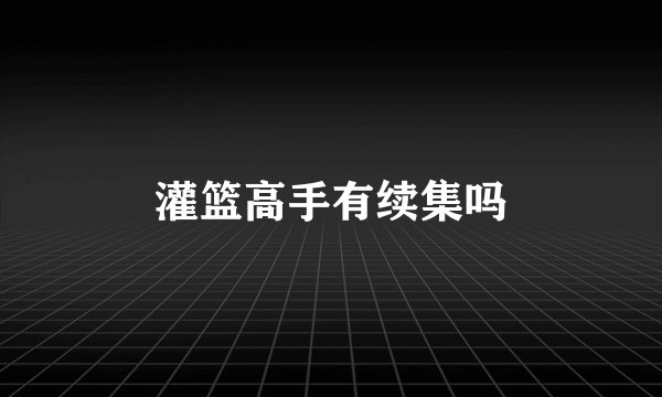 灌篮高手有续集吗