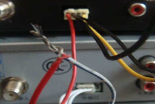 中星九号机顶盒机对机升级接线示意图