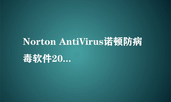 Norton AntiVirus诺顿防病毒软件2007激活码