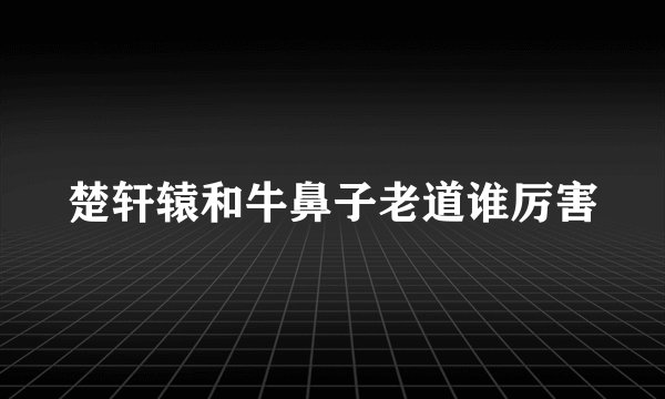 楚轩辕和牛鼻子老道谁厉害