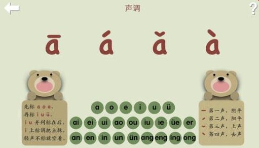 中国汉语四声怎么念？