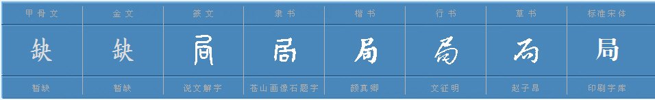 “局”是属于什么结构的字？