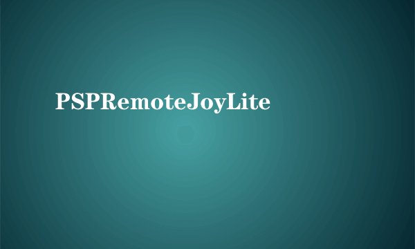 PSPRemoteJoyLite
