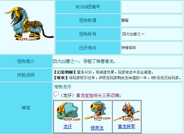 造梦西游3神兽森林哪里有饕餮