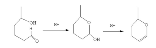 5-羟基己醛如何发生缩醛化反应?