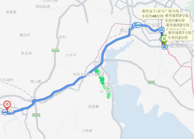 昆明火车站到安宁市怎么坐车