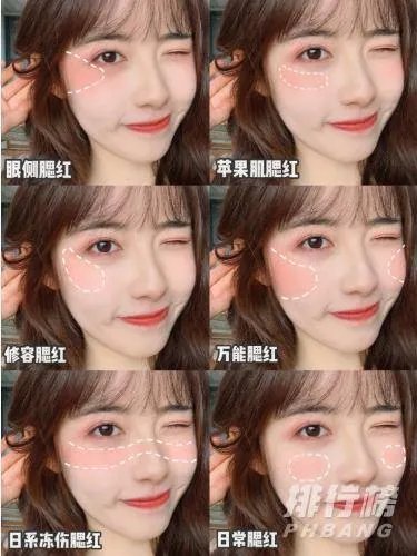 腮红怎么打才好看_腮红的正确打法
