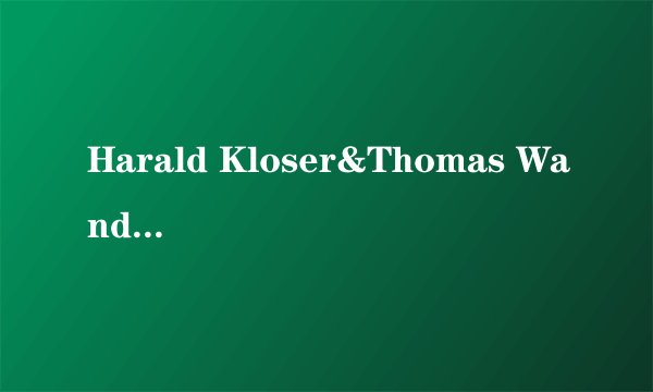 Harald Kloser&Thomas Wander的《The End》 歌词