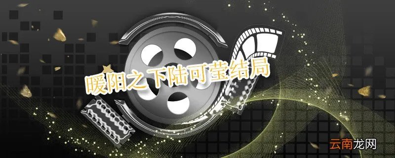 暖阳之下陆可莹结局 暖阳之下陆可盈结局是什么