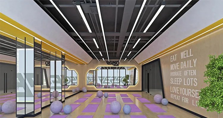 合肥健身房装修，高大上的环境才能有高大上的营业额
