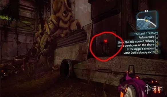 《无主之地2》失落的宝藏线索位置介绍
