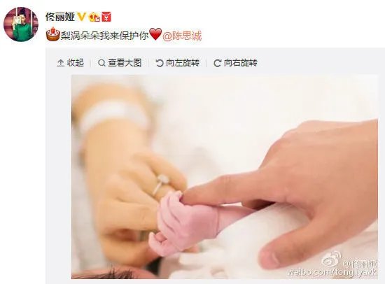 佟丽娅产子取名