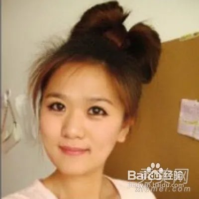 gaga蝴蝶结头&双发辫，2种可爱扎发DIY