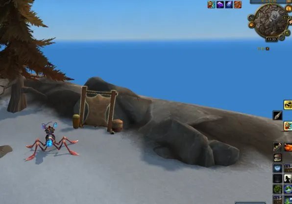 魔兽世界 过去的敬拜 任务 洛法的智慧 怎么上去