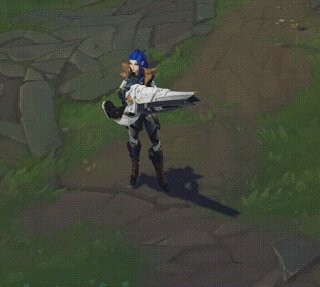 未来战士女警皮肤预览 高科技螺旋电磁炮