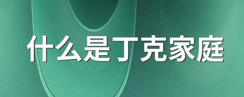 什么是丁克家庭 丁克家庭是什么意思