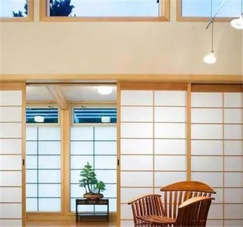 5款日式风格超自然省空间 推拉门效果图