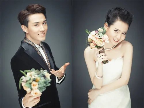 女生短发婚纱照怎么拍好看  短发新娘的婚纱照图片