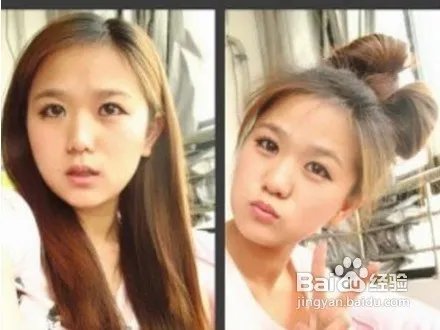 gaga蝴蝶结头&双发辫，2种可爱扎发DIY