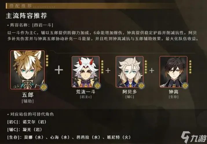 原神五郎培养攻略 原神五郎培养攻略