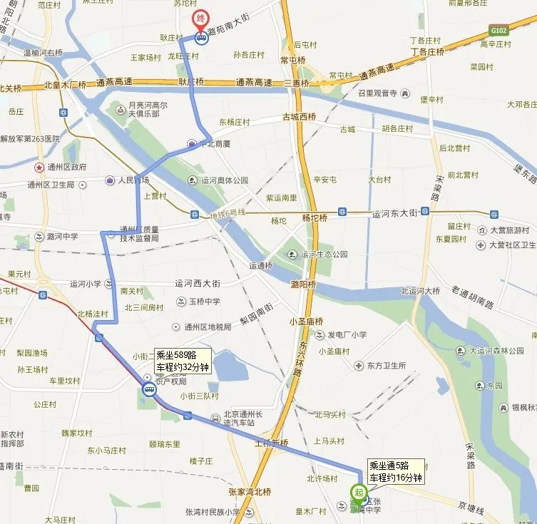 通州商业街和新华大街是一个地点么?