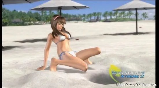 《死或生X2》清纯美女也跳钢管舞视频