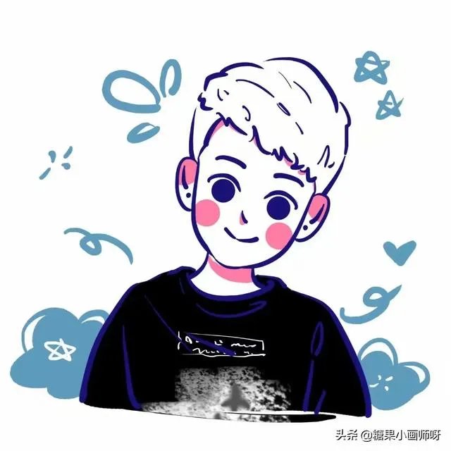 简单的手绘QQ头像？