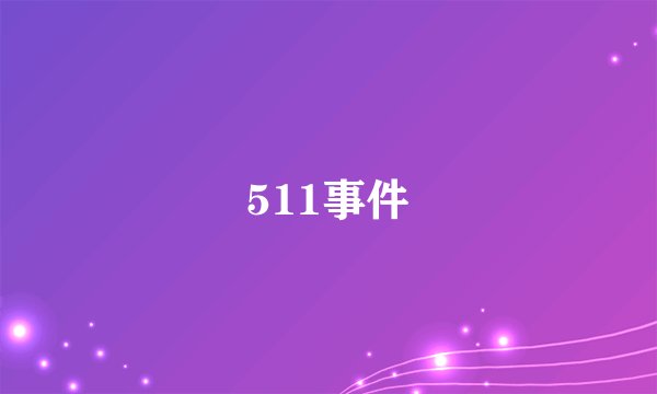 511事件