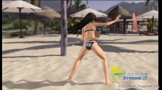 《死或生X2》清纯美女也跳钢管舞视频