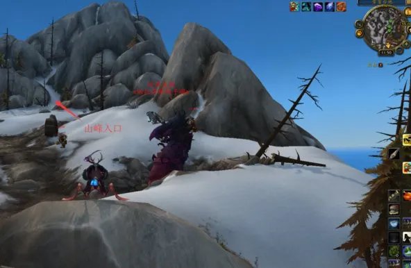 魔兽世界 过去的敬拜 任务 洛法的智慧 怎么上去