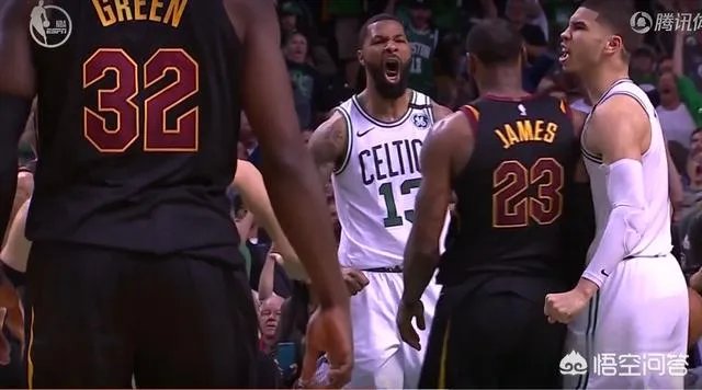 东决抢七大战中塔图姆隔扣詹姆斯之后顶撞了一下詹姆斯，为何双方并没有起冲突？