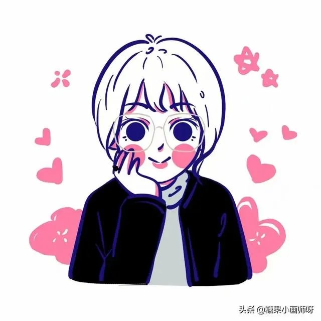 简单的手绘QQ头像？