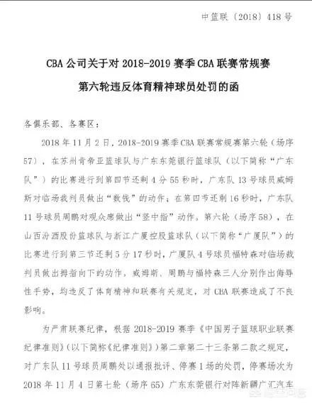CBA开出新赛季第一张罚单，周鹏停赛一场，难道江苏主场就不应该对其进行处罚吗？