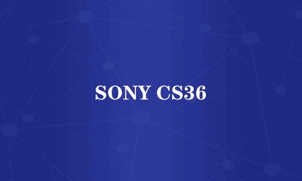 SONY CS36