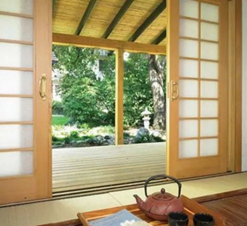 5款日式风格超自然省空间 推拉门效果图