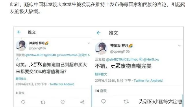 你怎么看待“国科大学生发表辱国言论后道歉”这件事？