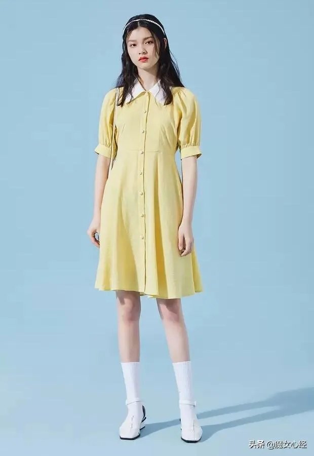 最近被“淡黄色的长裙”洗脑了，有没有淡黄色长裙推荐？