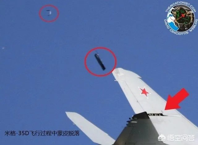 2019莫斯科航展上，苏制米格一35战机飞行时，发生了什么事情？