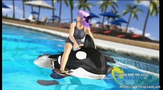 《死或生X2》清纯美女也跳钢管舞视频