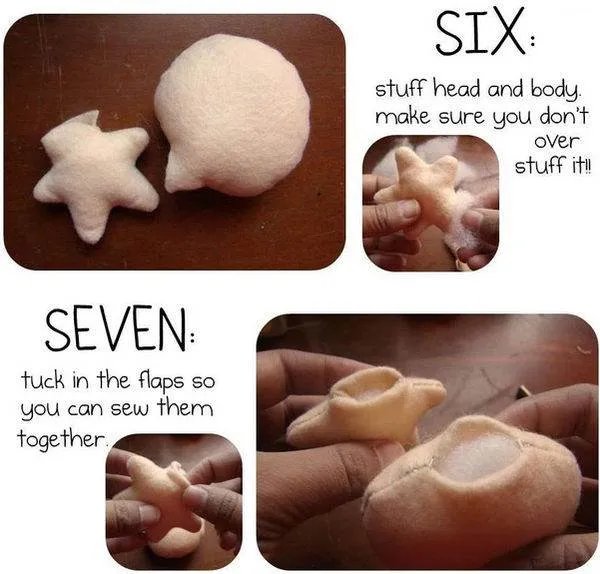 怎样做手工布娃娃图解